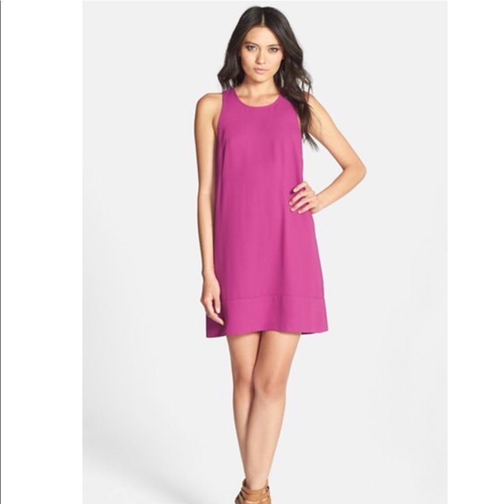 Tildon Nordstrom Pink Racerback Shift Dress